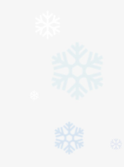 白色朦胧雪花设计免抠