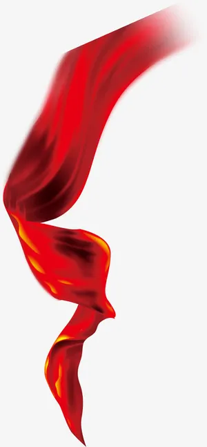 模糊的红色绸缎海报背景