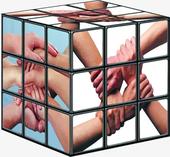 手臂魔方合作团队免抠