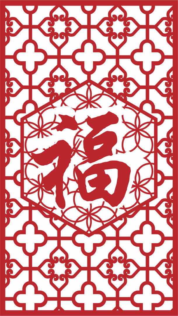 中式边框免抠