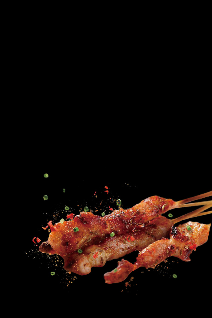 简约美食宣传平面广告高清