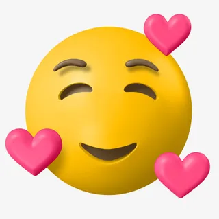 3D立体喜欢表情包免抠