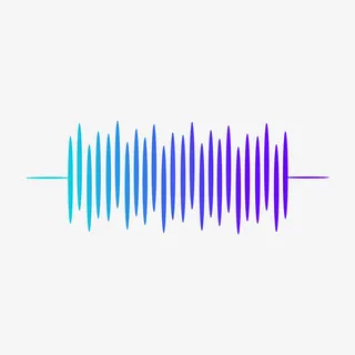 蓝色声音声波免抠 蓝色声音声波免抠