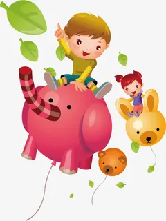 创意卡通矢量图免抠