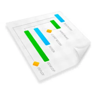 项目计划甘特图图项目免抠