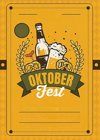 黄色简约文艺主题秋季感恩节酒会派对庆祝高清