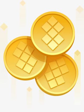 创意质感合成金币效果形状免抠