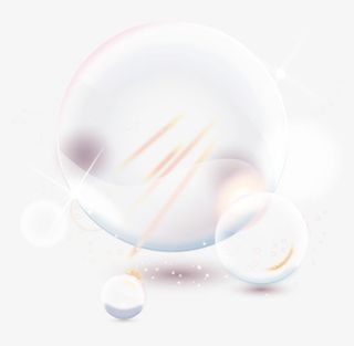 闪亮水晶气泡矢量免抠