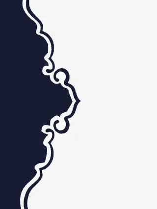 古典花纹左边装修免抠