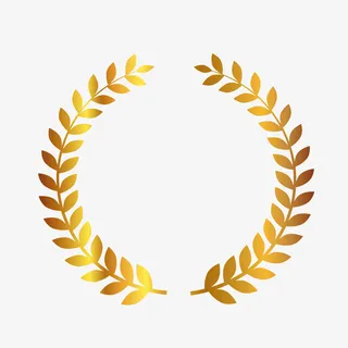 矢量扁平金色麦穗边框元素桥免抠 矢量扁平金色麦穗边框元素桥免抠