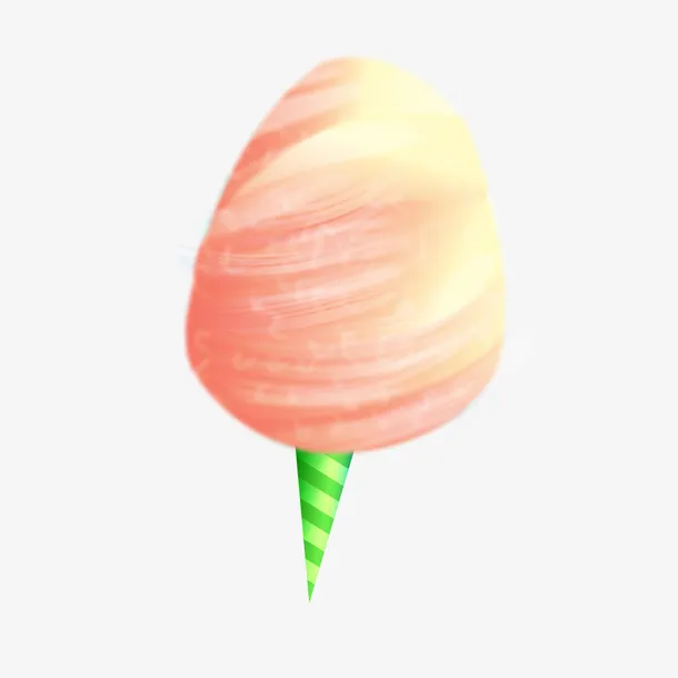 手绘彩色梦幻棉花糖免抠