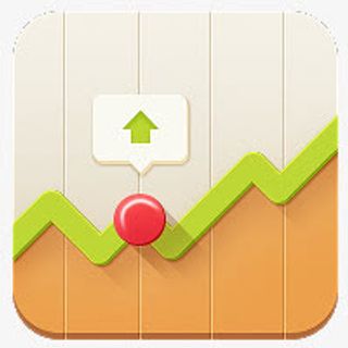 绿色上升小图标免抠