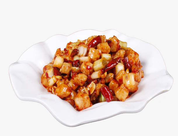 辣子鸡宫保鸡丁免抠