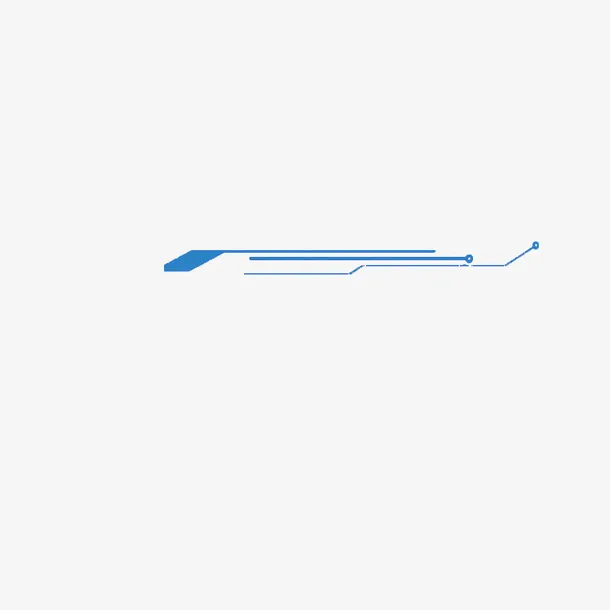 科技感指引文字用线免抠