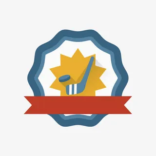 高尔夫球棍免抠