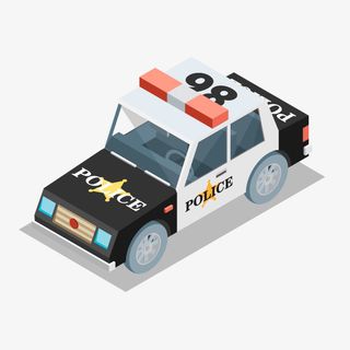 卡通大气3d立体汽车模型展览装免抠