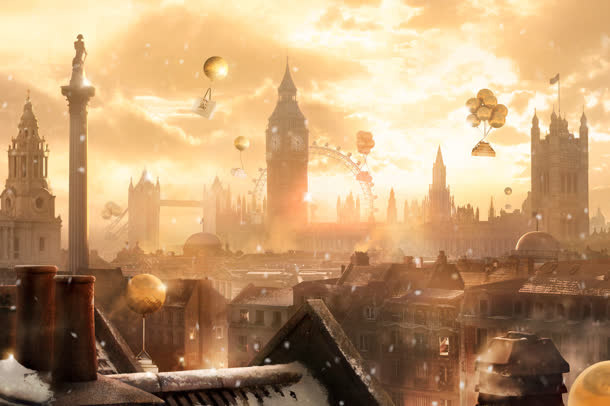 探索礼品节日城市高楼免抠