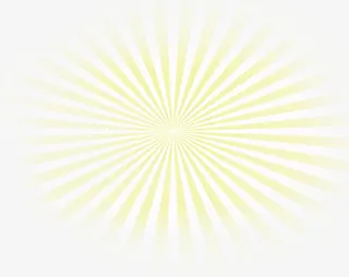 放射性卡通黄色光效免抠