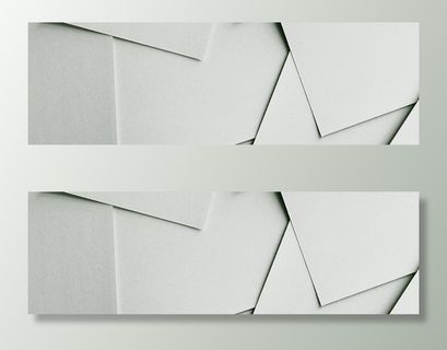 白色纸张简约banner背景图高清