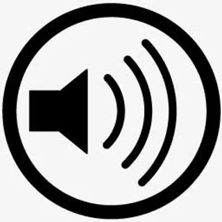 声音地铁车站的黑色图标免抠