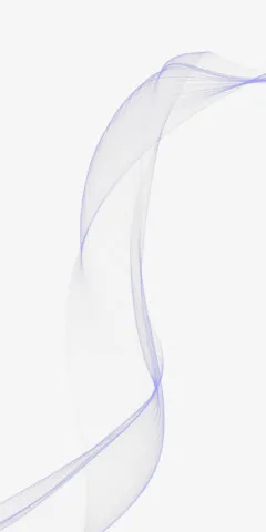 淡蓝色飘带透明飘带免抠