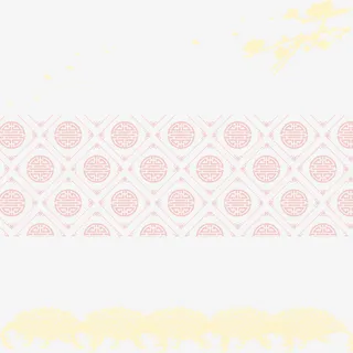 红色福字纹理布满填充免抠