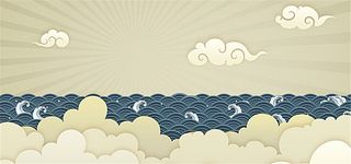 卡通中国风背景高清