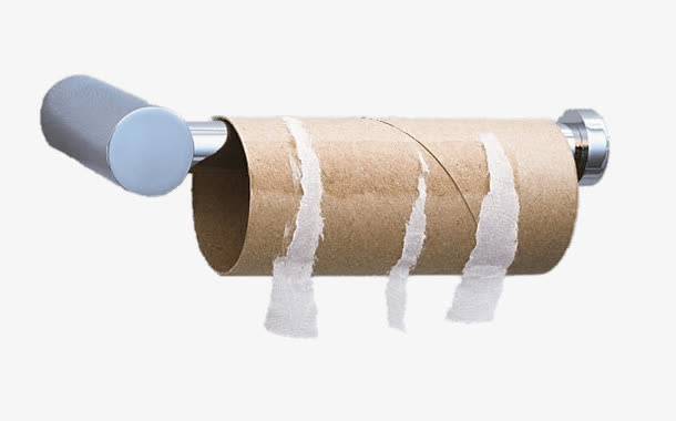 用完的厕纸免抠