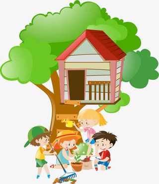 植树节耕种免抠