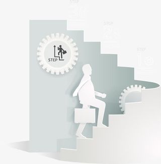 齿轮商务男免抠