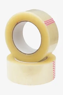 透明粘贴大卷层叠的封箱胶带实物免抠