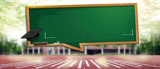 黑板banner背景高清