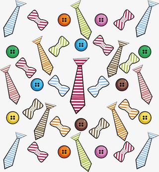 手绘领带背景