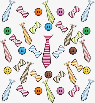 手绘领带背景