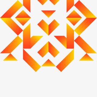 卡通红黄渐变活动背景