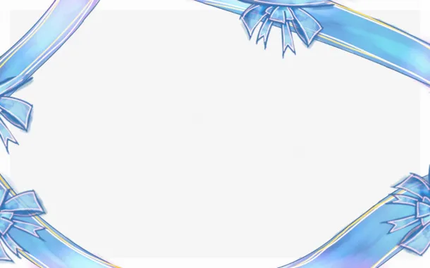 蝴蝶结边框素材免抠