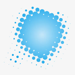 蓝色渐变科技底纹免抠