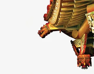 五月初五端午节房檐古建筑房檐免抠