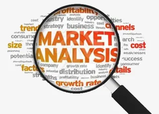 放大镜市场调研素材免抠字体元素