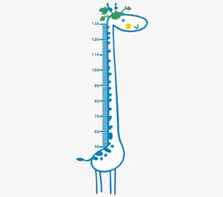 儿童身高贴免抠