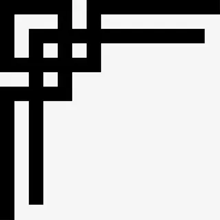 回型纹窗花图案免抠