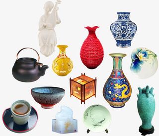 精美花瓶玉器免抠