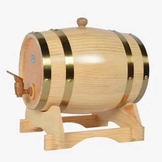 纯色橡木桶免抠