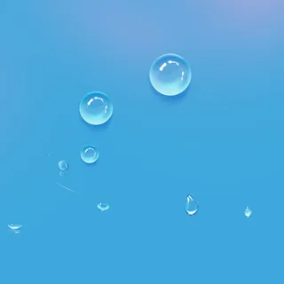 蓝色渐变水珠化妆品PSD分层主图背景素材高清