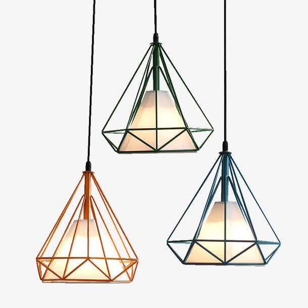 现代艺术灯具免抠