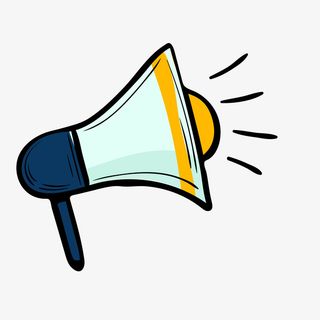 手绘广播喇叭设计免抠手绘/卡通卡通元素