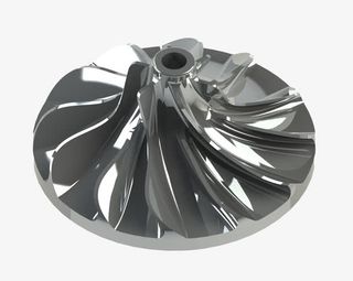 金属涡轮发动机转叶免抠