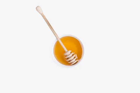 蜂蜜碗 俯视蜂蜜免抠