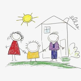 一家三口的爱免抠