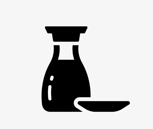 酱油瓶调味素材免抠